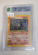 MNT - 7.0 - Houndour - Holo Rare - Pokemon TCG WOTC Neo Series Neo Discovery - Destination Retro