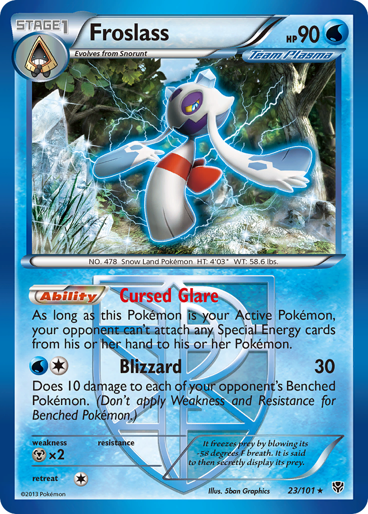 Froslass (23/101) [Black & White: Plasma Blast] - Destination Retro