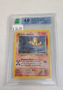 MNT - 4.0 - Blaine Moltres - Holo Rare - Pokemon TCG WOTC Original Series Gym Heroes - Destination Retro