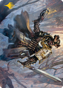 Brutal Cathar Art Card (Gold-Stamped Signature) [Innistrad: Midnight Hunt Art Series] - Destination Retro