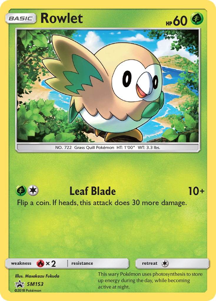 Rowlet (SM153) [Sun & Moon: Black Star Promos] - Destination Retro