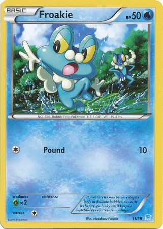 Froakie (11/30) [XY: Trainer Kit - Pikachu Libre & Suicune] - Destination Retro