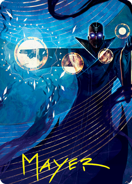 Negate Art Card (Gold-Stamped Signature) [Strixhaven: School of Mages Art Series] - Destination Retro