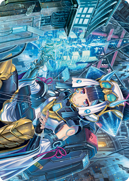 Covert Technician Art Card [Kamigawa: Neon Dynasty Art Series] - Destination Retro