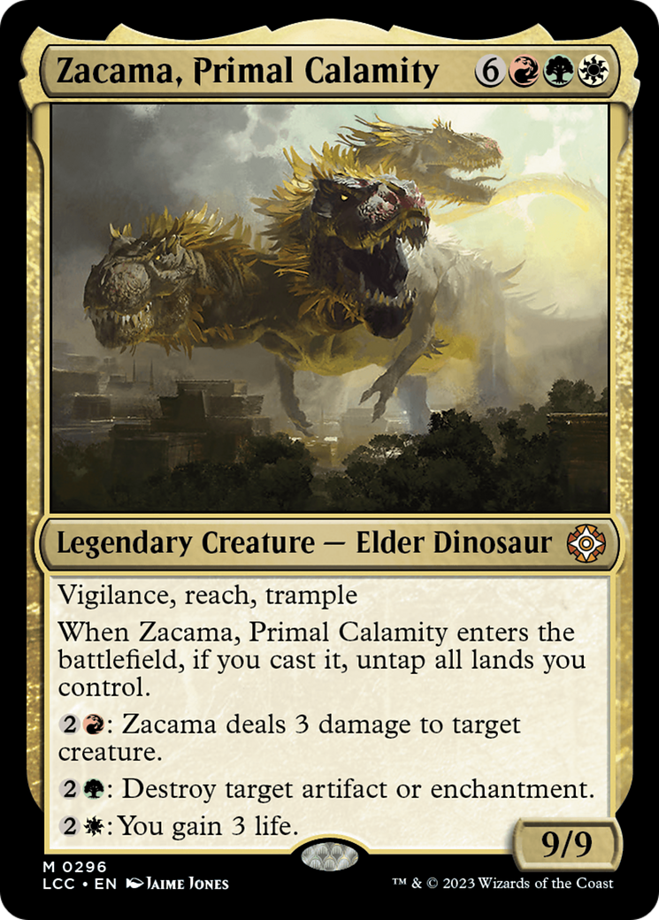 Zacama, Primal Calamity [The Lost Caverns of Ixalan Commander] - Destination Retro