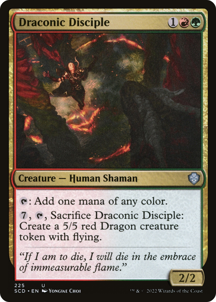 Draconic Disciple [Starter Commander Decks] - Destination Retro