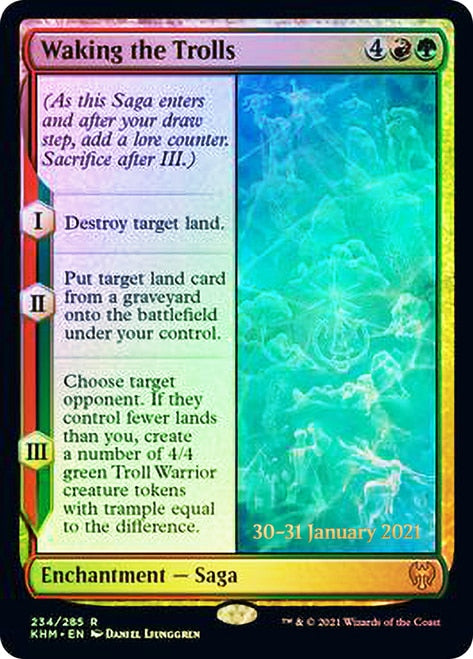 Waking the Trolls [Kaldheim Prerelease Promos] - Destination Retro