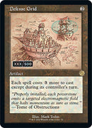 Defense Grid (Retro Schematic) (Serial Numbered) [The Brothers' War Retro Artifacts] - Destination Retro
