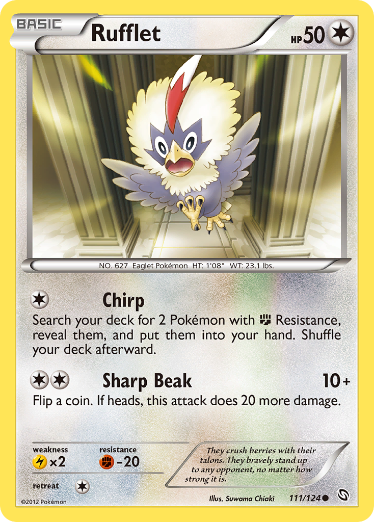 Rufflet (111/124) [Black & White: Dragons Exalted] - Destination Retro
