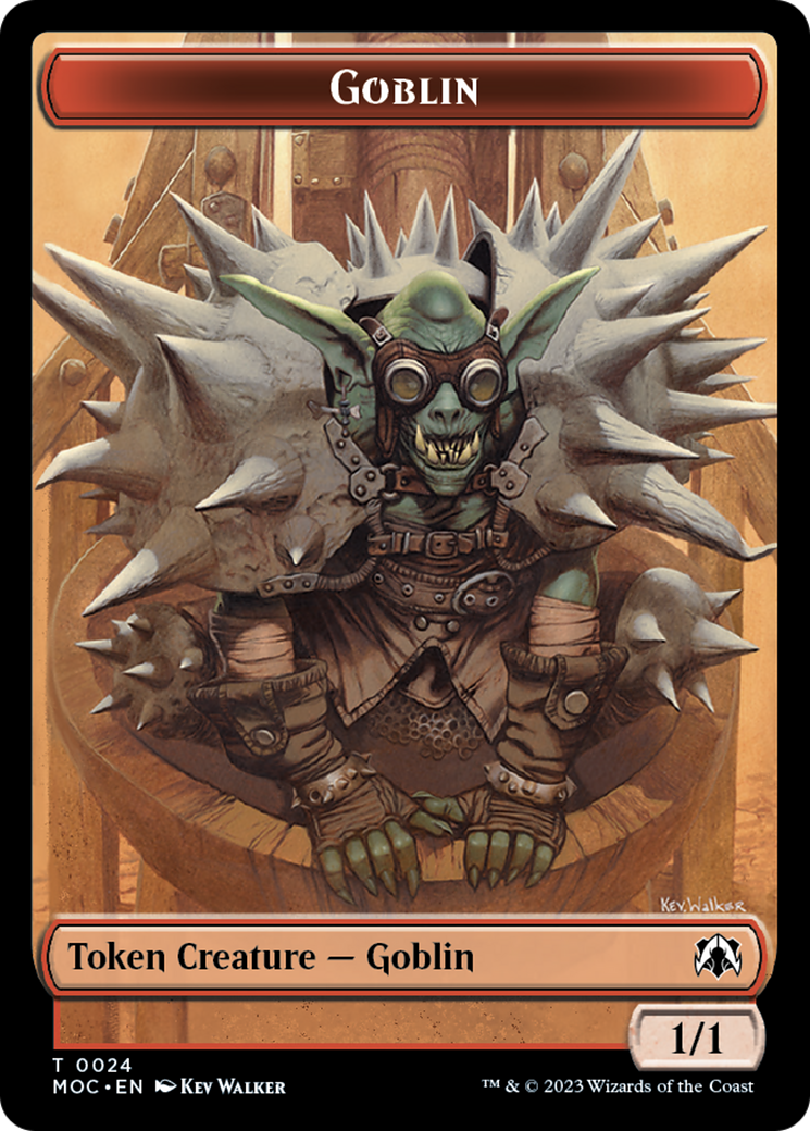 Goblin // Eldrazi Double-Sided Token [March of the Machine Commander Tokens] - Destination Retro