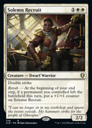Solemn Recruit [Commander Legends: Battle for Baldur's Gate] - Destination Retro