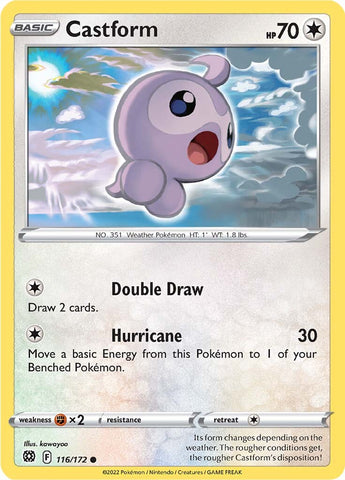 Castform (116/172) [Sword & Shield: Brilliant Stars] - Destination Retro