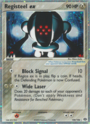 Registeel ex (100/106) [EX: Emerald] - Destination Retro