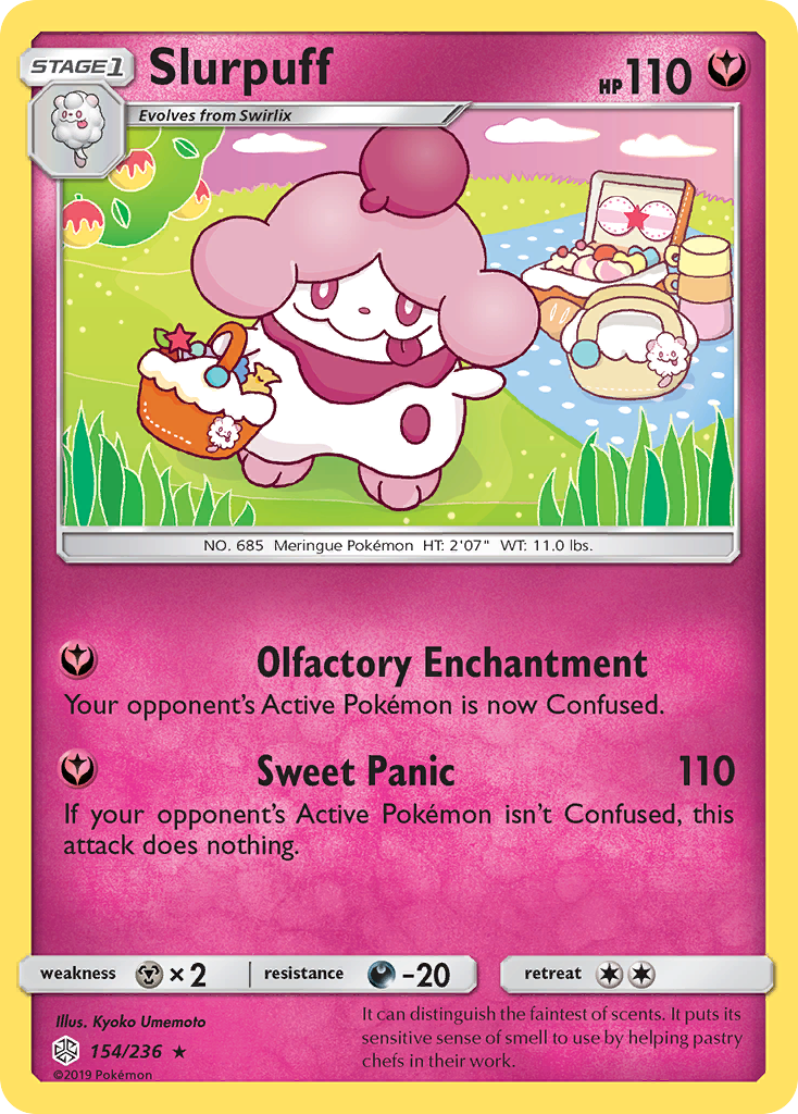 Slurpuff (154/236) [Sun & Moon: Cosmic Eclipse] - Destination Retro