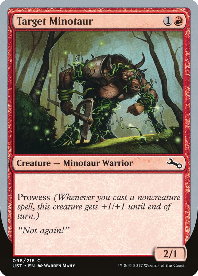Target Minotaur (Vine Art) [Unstable] - Destination Retro