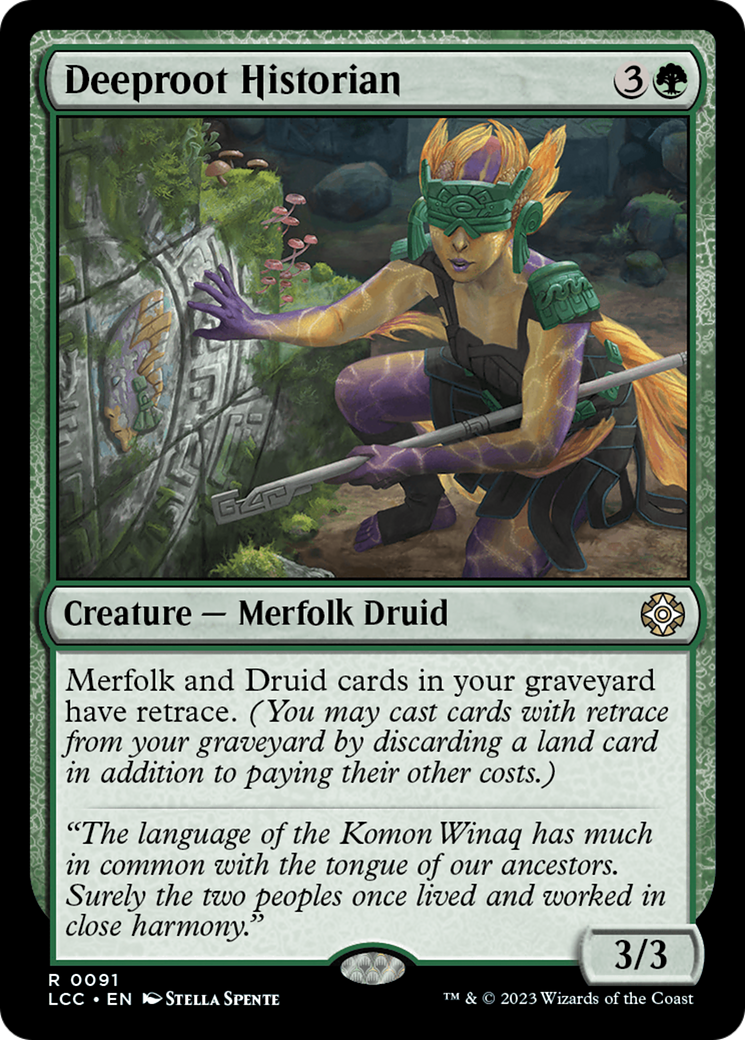 Deeproot Historian [The Lost Caverns of Ixalan Commander] - Destination Retro
