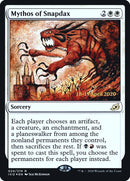 Mythos of Snapdax  [Ikoria: Lair of Behemoths Prerelease Promos] - Destination Retro
