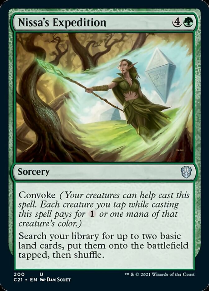 Nissa's Expedition [Commander 2021] - Destination Retro