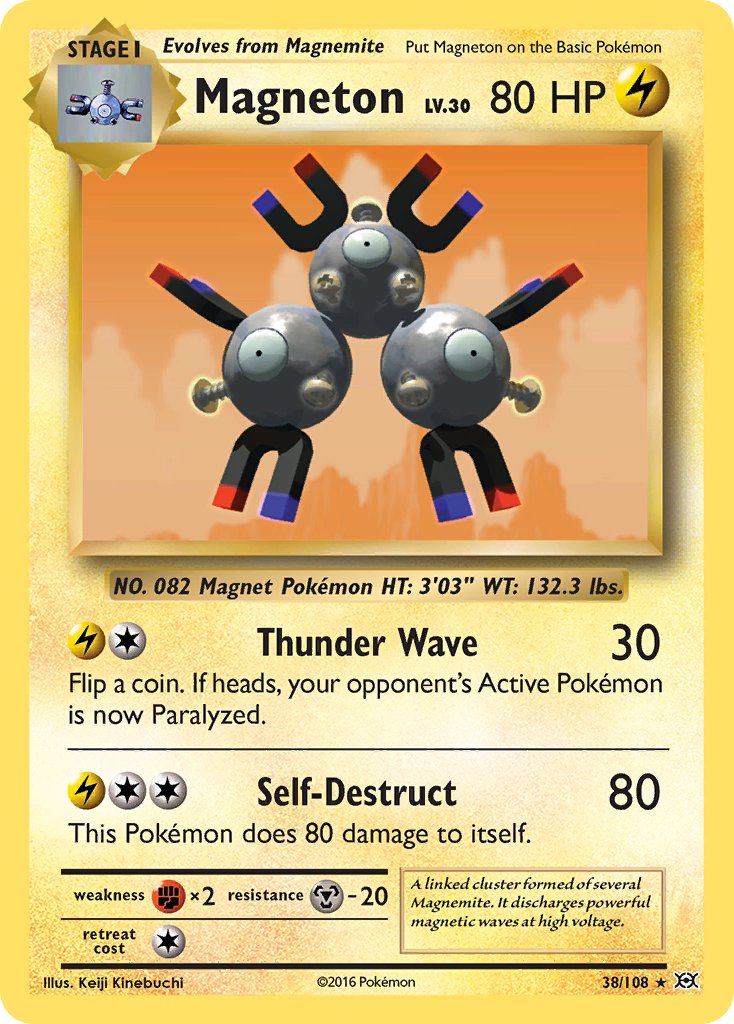 Magneton (XY Evolutions) (38/108) [Theme Deck Exclusives] - Destination Retro