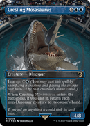 Cresting Mosasaurus Emblem (Borderless) [Jurassic World Collection Tokens] - Destination Retro
