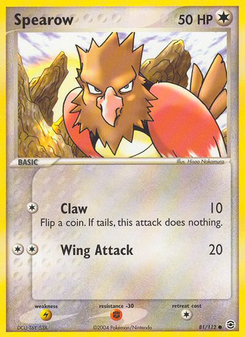 Spearow (81/112) [EX: FireRed & LeafGreen] - Destination Retro