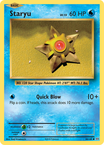 Staryu (30/108) [XY: Evolutions] - Destination Retro
