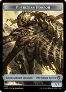Phyrexian Wurm // Phyrexian Horror Double-Sided Token [Phyrexia: All Will Be One Commander Tokens] - Destination Retro