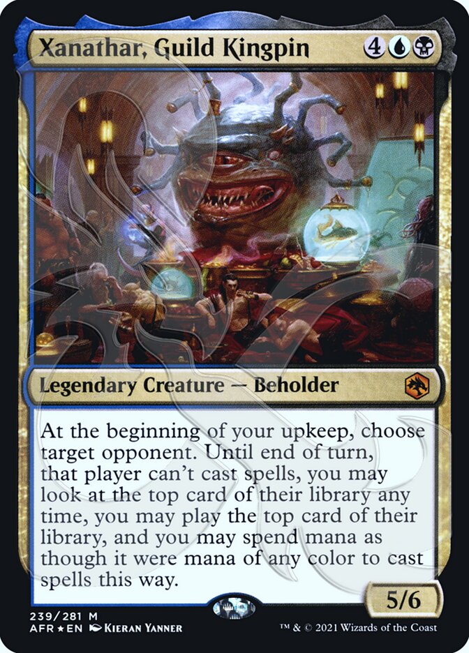 Xanathar, Guild Kingpin (Ampersand Promo) [Dungeons & Dragons: Adventures in the Forgotten Realms Promos] - Destination Retro