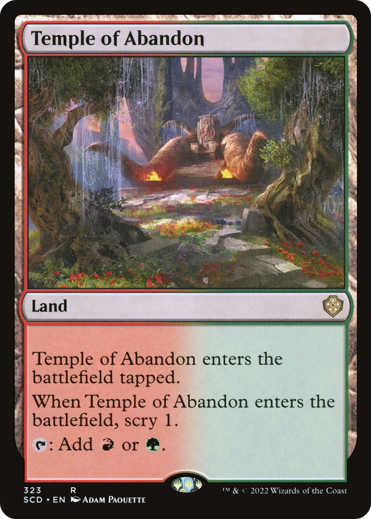 Temple of Abandon [Starter Commander Decks] - Destination Retro