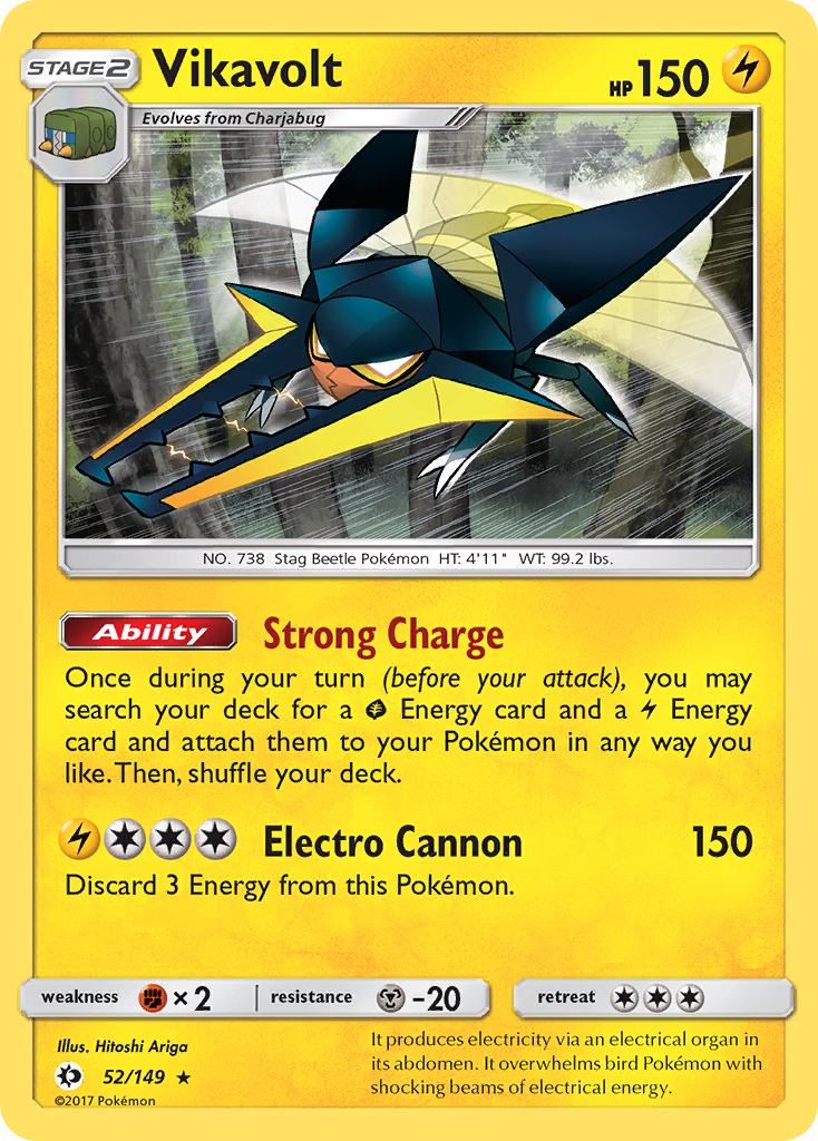 Vikavolt (52/149) [Sun & Moon: Base Set] - Destination Retro
