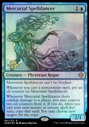 Mercurial Spelldancer [Phyrexia: All Will Be One Prerelease Promos] - Destination Retro