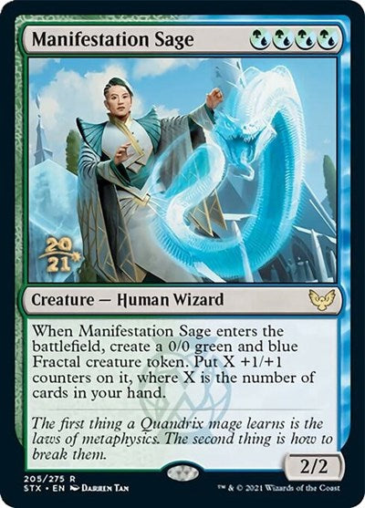 Manifestation Sage [Strixhaven: School of Mages Prerelease Promos] - Destination Retro