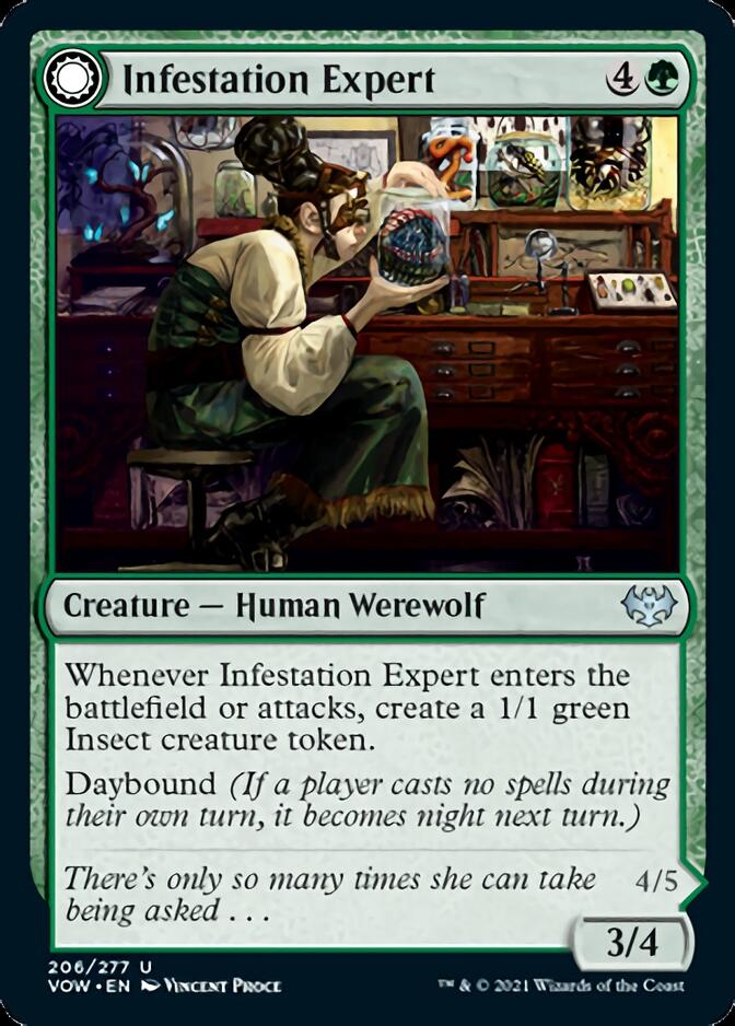 Infestation Expert // Infested Werewolf [Innistrad: Crimson Vow] - Destination Retro
