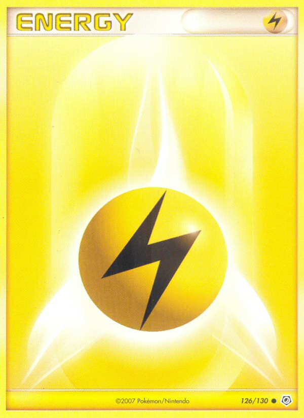 Lightning Energy (126/130) [Diamond & Pearl: Base Set] - Destination Retro