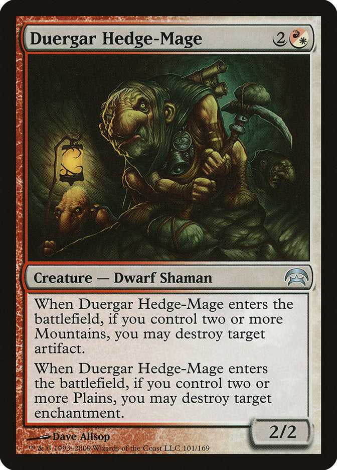 Duergar Hedge-Mage [Planechase] - Destination Retro
