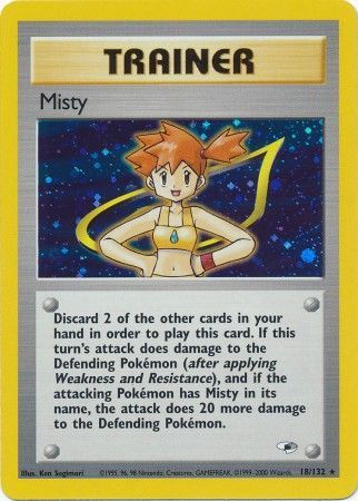 Misty (18/132) [Gym Heroes Unlimited] - Destination Retro