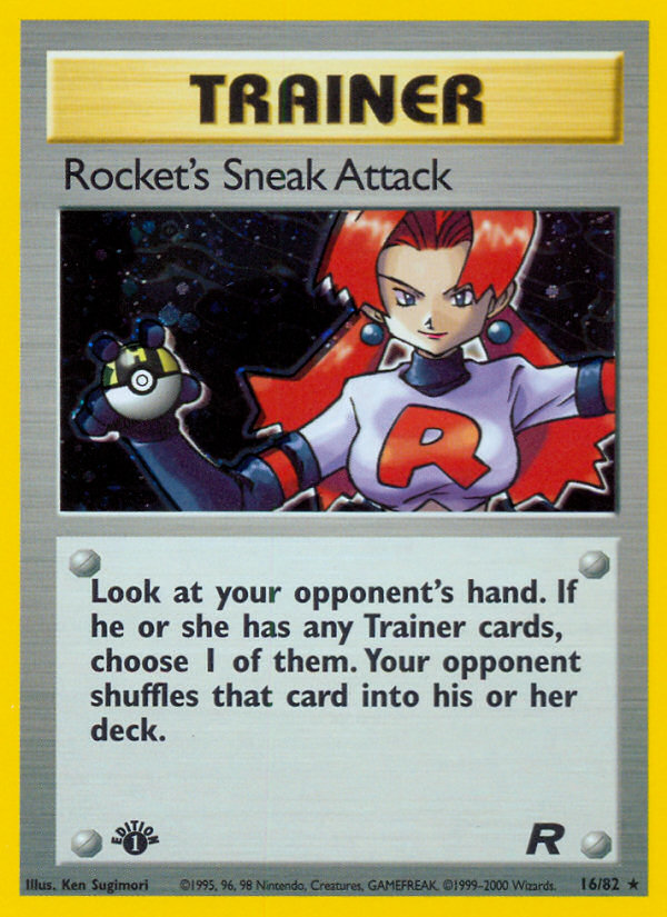 Rocket's Sneak Attack (16/82) [Team Rocket 1st Edition] - Destination Retro