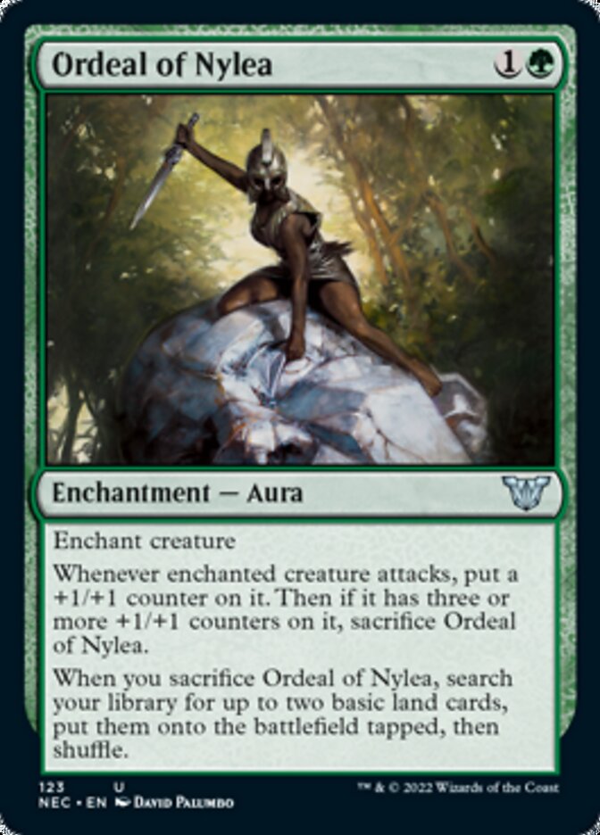 Ordeal of Nylea [Kamigawa: Neon Dynasty Commander] - Destination Retro