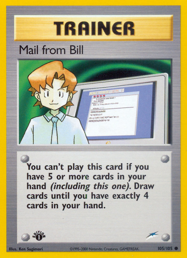 Mail from Bill (105/105) [Neo Destiny 1st Edition] - Destination Retro