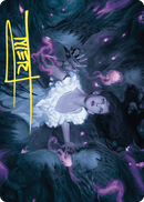 Neva, Stalked by Nightmares Art Card (Gold-Stamped Signature) [Wilds of Eldraine Art Series] - Destination Retro
