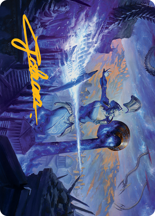 Ephara, Ever-Sheltering Art Card (Gold-Stamped Signature) [March of the Machine Art Series] - Destination Retro