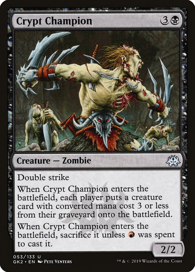 Crypt Champion [Ravnica Allegiance Guild Kit] - Destination Retro