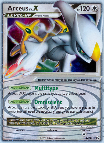Arceus LV.X (94/99) [Arceus] - Destination Retro