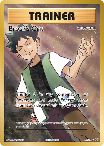 Brock's Grit (107/108) [XY: Evolutions] - Destination Retro