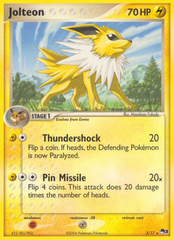 Jolteon (3/17) [POP Series 3] - Destination Retro