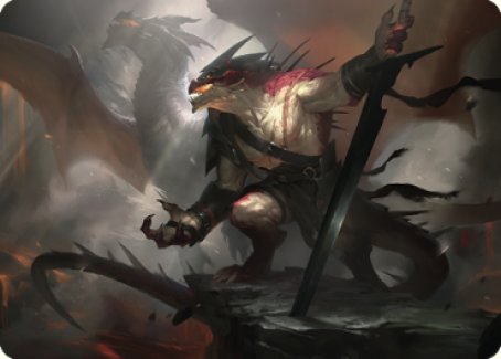 Rivaz of the Claw Art Card [Dominaria United Art Series] - Destination Retro