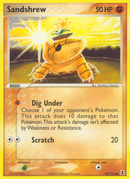 Sandshrew (82/113) [EX: Delta Species] - Destination Retro