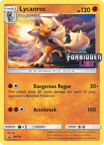 Lycanroc - (SM118) (Prerelease Promo) [Sun & Moon: Black Star Promos] - Destination Retro