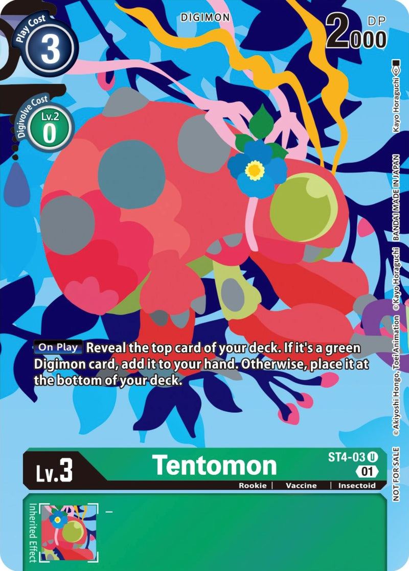 Tentomon [ST4-03] (Tamer's Card Set 2 Floral Fun) [Starter Deck: Giga Green Promos] - Destination Retro