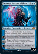 Tezzeret, Betrayer of Flesh (Promo Pack) [Kamigawa: Neon Dynasty Promos] - Destination Retro